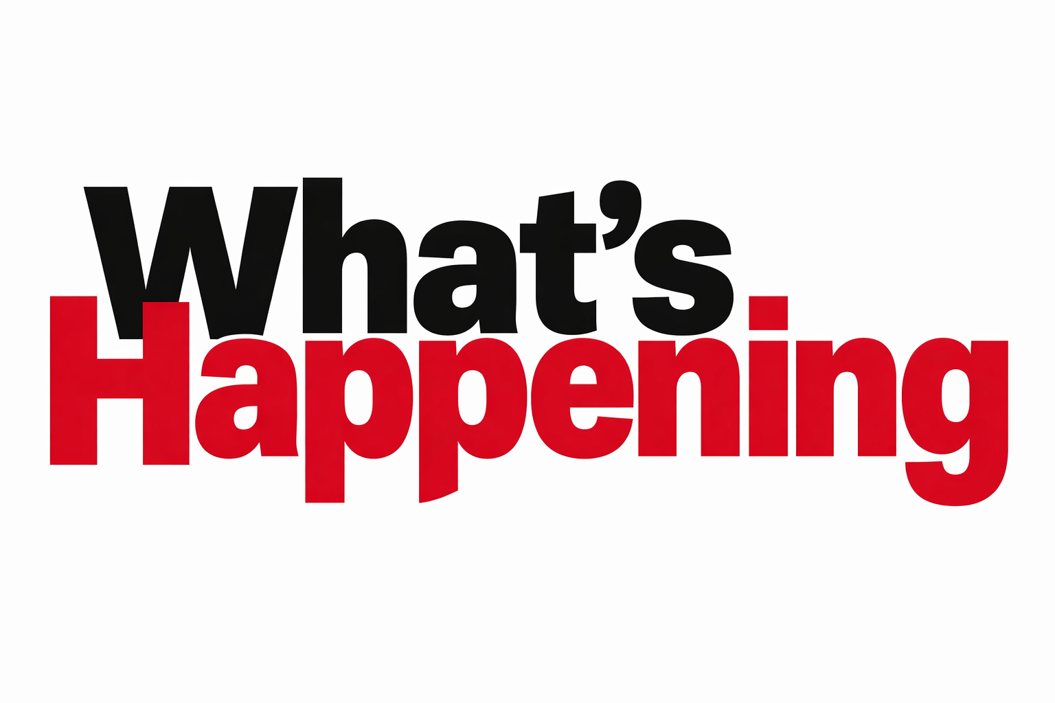 What's Happening Logo